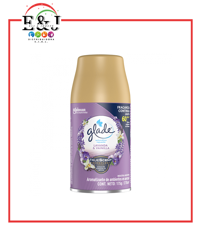 AMBIENTADOR REPUESTO LAVANDA Y VAINILLA 270ML GLADE