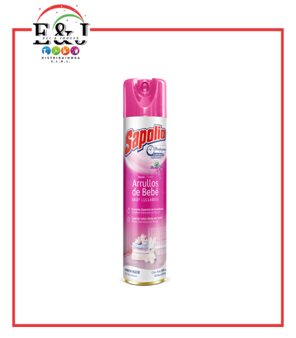AMBIENTADOR SPRAY ARRULLOS DE BEBE 360ML SAPOLIO
