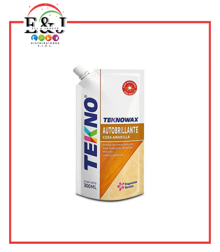 CERA AUTOBRILLANTE AMARILLA 300ML TEKNO