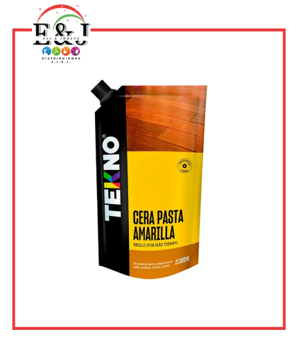 CERA PASTA AMARILLA 300ML TEKNO