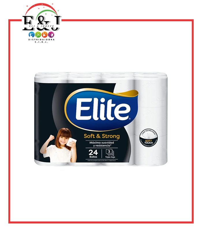 PAPEL HIGIENICO TRIPLE HOJA ELITE X 24 ROLLOS