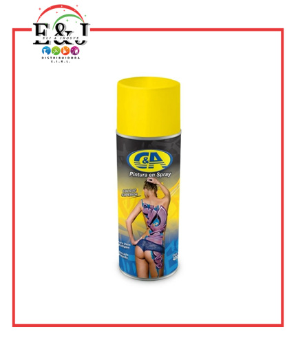 PINTURA EN SPRAY AMARILLO C&A