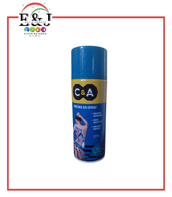 PINTURA EN SPRAY AZUL C&A