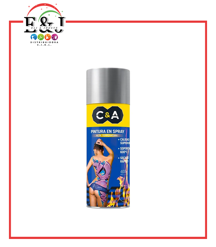 PINTURA EN SPRAY SILVER C&A