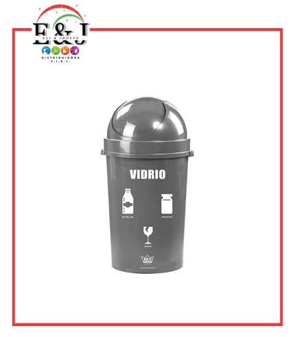TACHO PAPELERA COSMO VIDRIO REYPLAST